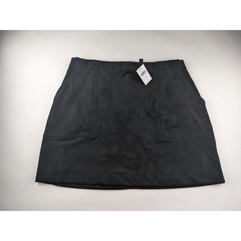 Banana Republic Black Mini Skirt Size 14 NWT